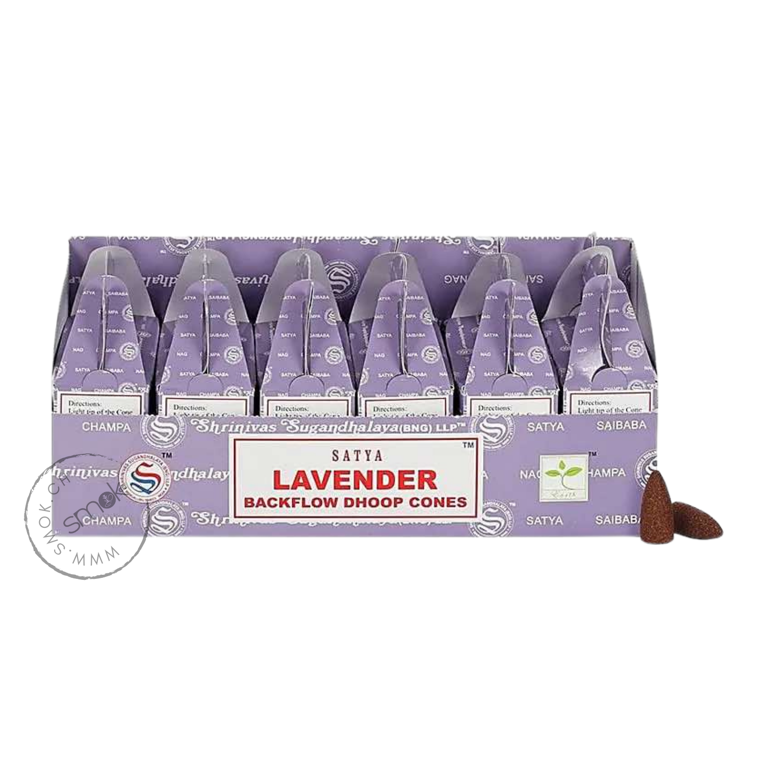 Reflux incense cone Lavender