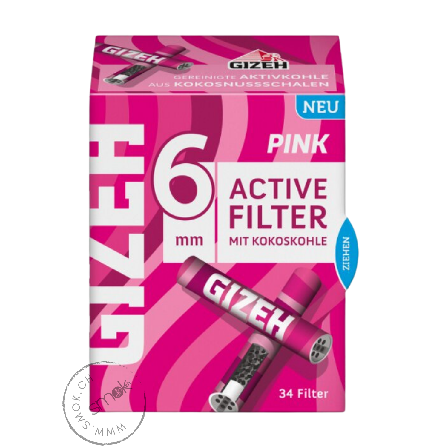 Active Filter Pink 6mm (34 Stk.)