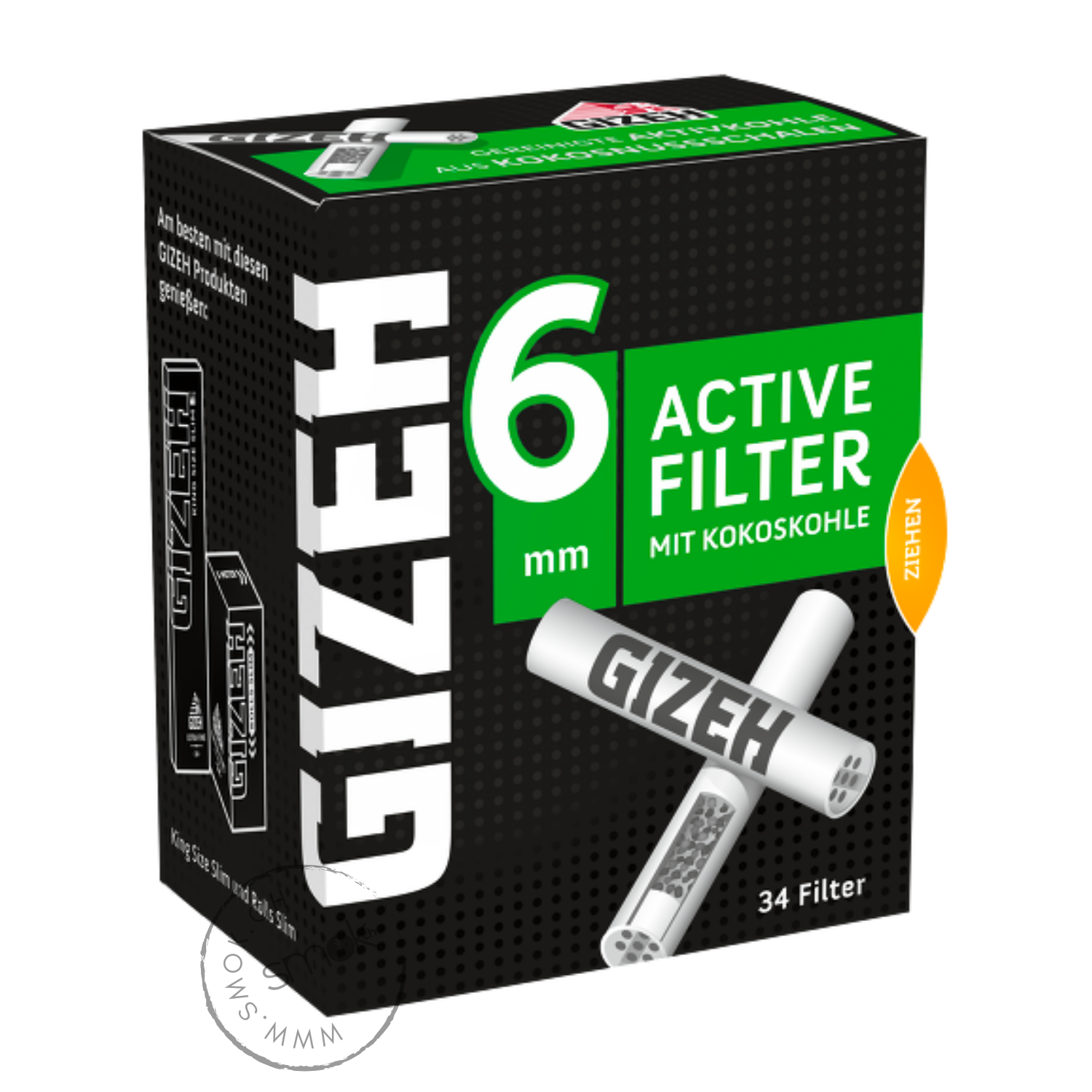Active Filter Black 6mm (34 Stk.)