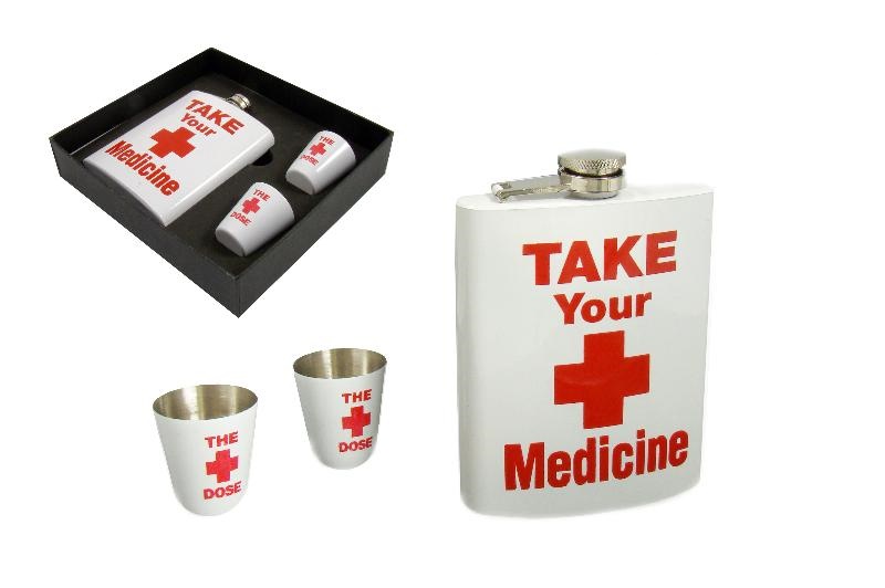 Boîte à flasques Médecine