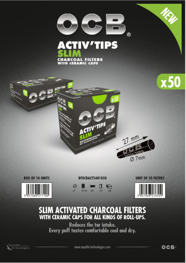 Premium Activ' Tips Slim 7mm (boîte)