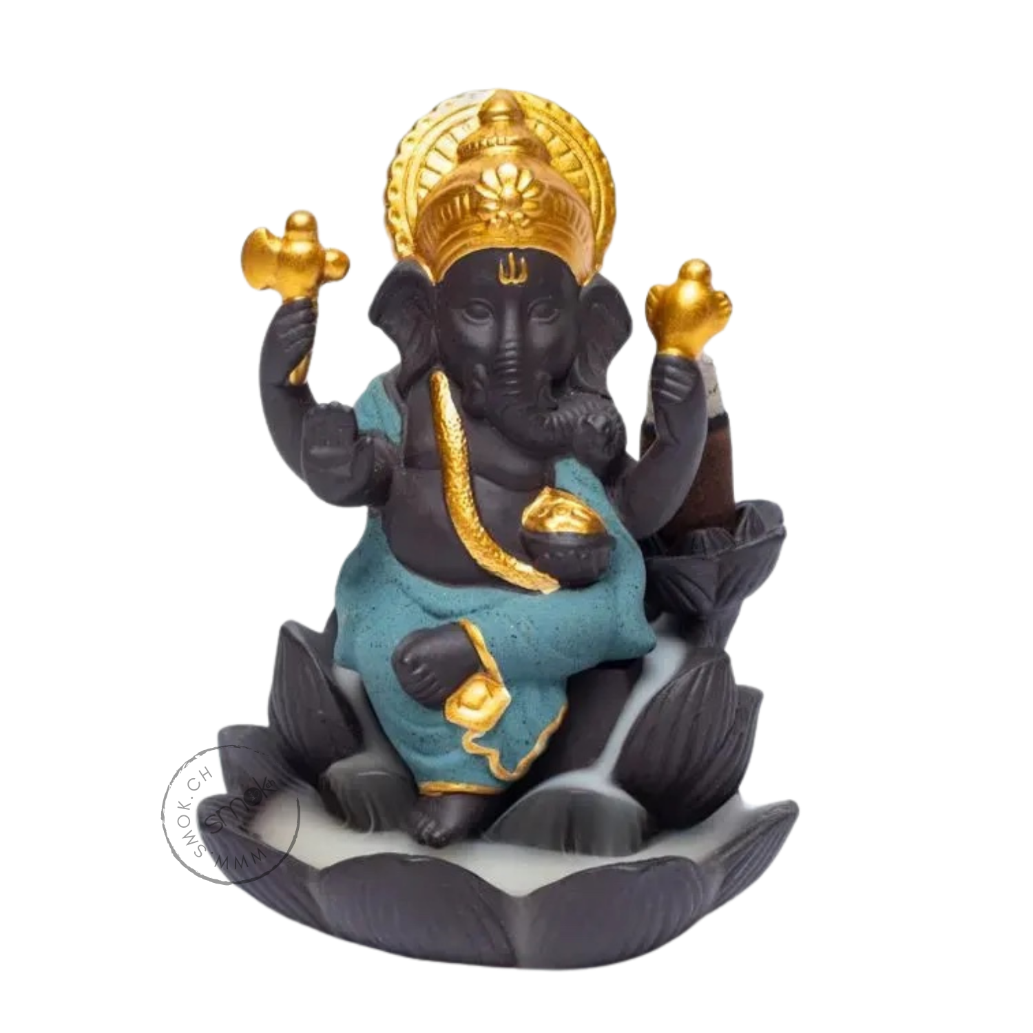 Rückfluss Räucherschale Big Ganesha