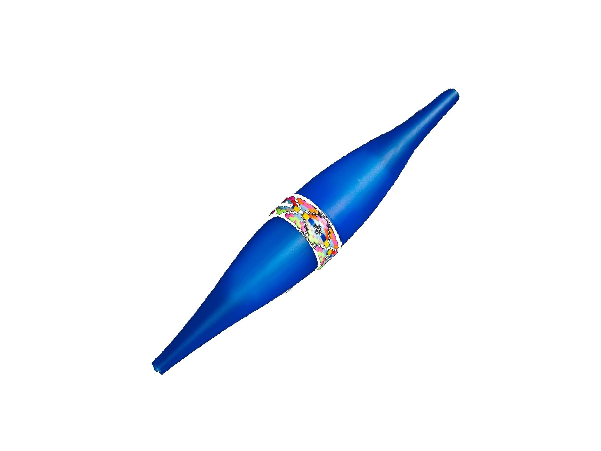 Shisha Ice Bazooka mit Muster Blau